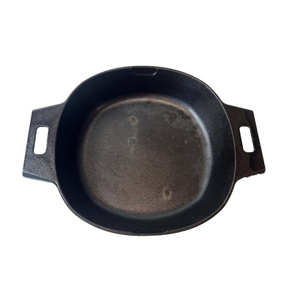 Pampered Chef Black 10" Cast Iron Skillet Fry Pan Baking Item #100178 square